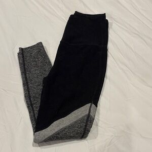 Beyond Yoga Black and Gray Leggings